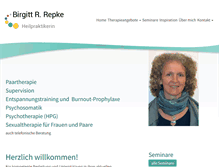 Tablet Screenshot of birgittrepke.de